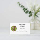 Lumberjack Tree-Visitekaartje Visitekaartje (Staand voorkant)