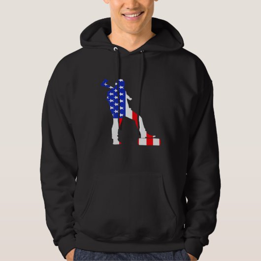 Lumberjack Usa Flag American Inside Me Forest Wood Hoodie (Voorkant)