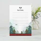 Lumberjack Verjaardag Guestbook Kaarten Time Capsu (Staand voorkant)