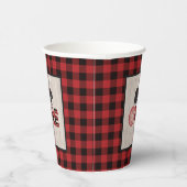 Lumberjack Verjaardag Papieren Cup - ONE - Beer Papieren Bekers (Rechts)