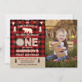 Lumberjack verjaardagsuitnodiging Lumberjack Party Kaart (Voorkant)