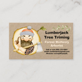 lumberjack visitekaartjes