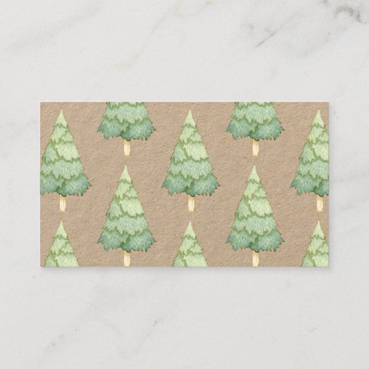 lumberjack visitekaartjes (Achterkant)