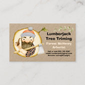 lumberjack visitekaartjes (Voorkant)