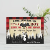 Lumberjack voor leuke Buffalo check Kaart (Staand voorkant)