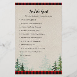 Lumberjack Waterverf Zoek het gastspel