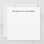 Lumberjack Wenskaart Kaart (Achterkant)