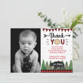 Lumberjack Wild Eén Beer zaterdag Dank je kaarten (Staand voorkant)