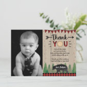 Lumberjack Wild Eén Beer zaterdag Dank je kaarten (Staand voorkant)