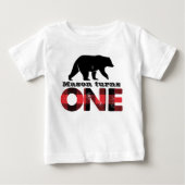 Lumberjack Wilderness Boys eerste verjaardag Shirt (Voorkant)