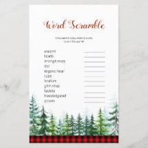 Lumberjack Word Scramble Game