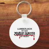 Lumberjack Zombie Hunter Sleutelhanger (Voorkant)