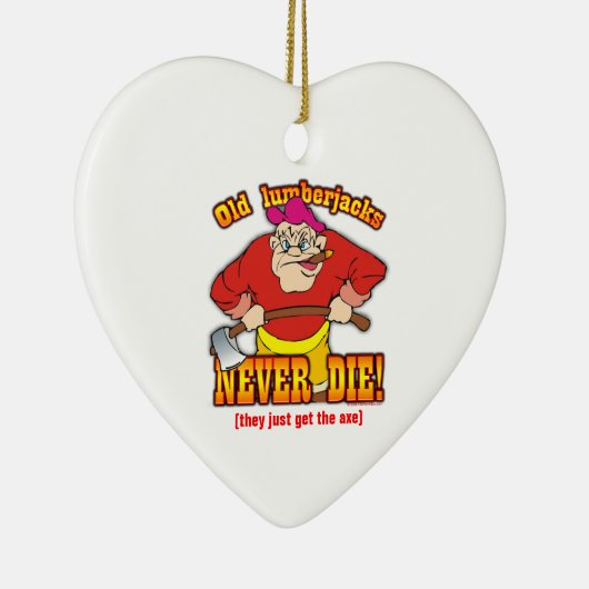 Lumberjacks Keramisch Ornament (Rechts)