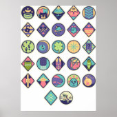 Lumberjanes Patches Poster (Voorkant)