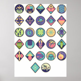 Lumberjanes Patches Poster