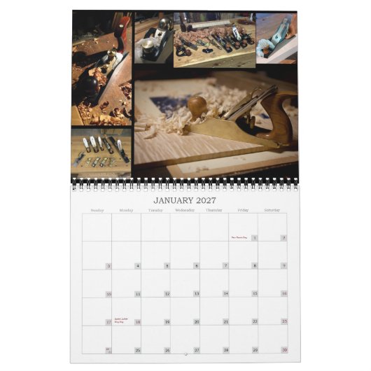 LumberJocks Hand Tool Agenda 2014 Kalender (Jan 2027)