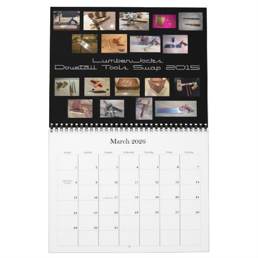 LumberJocks Hand Tool Agenda 2016 Kalender (Mar 2026)