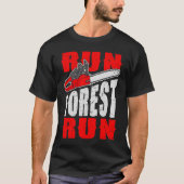 Lumberman Lumberjack Logger Arbor runnen T-shirt (Voorkant)