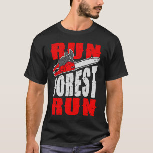 Lumberman Lumberjack Logger Arbor runnen T-shirt