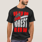 Lumberman Lumberjack Logger Arbor runnen T-shirt (Voorkant)