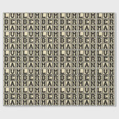 Lumberman, Timber Cutter Cadeaupapier (Vlak)