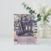 Lumberman's Monument Michigan Briefkaart (Staand voorkant)