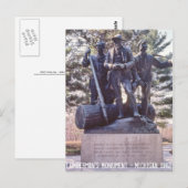 Lumberman's Monument Michigan Briefkaart (Voorkant / Achterkant)
