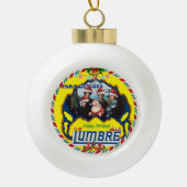 Lumbre Ceramic Ball Ornament (Voorkant)