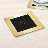 Lumidele Gold Papieren Onderzetter (Schuin)