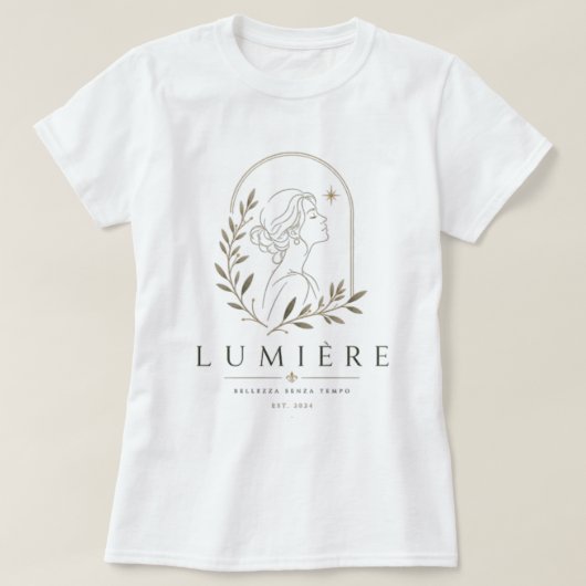 Lumière – Bellezza Senza Tempo Logo T-shirt (Design voorkant)