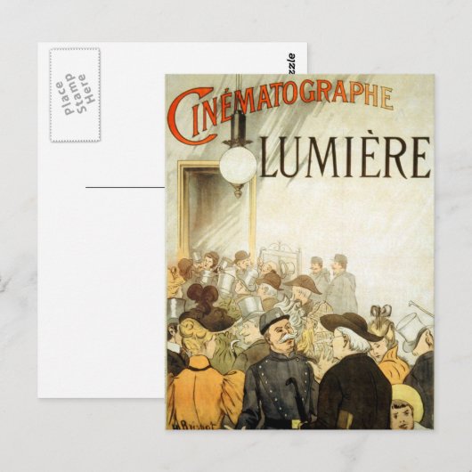 Lumière Brothers Cinema Poster Briefkaart (Voorkant / Achterkant)