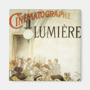 Lumière Brothers Cinema Poster Magneet