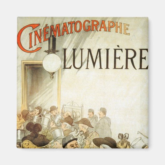 Lumière Brothers Cinema Poster Magneet (Voorkant)