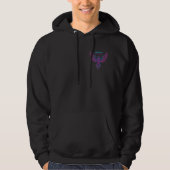"LUMIGENIC Phoenix Rising Neon Design" Hoodie (Voorkant)