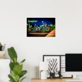 LumiLor Dragon Bike Poster (Thuiskantoor)