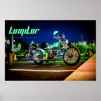 LumiLor Dragon Bike Poster