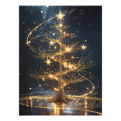 Lumina Arbor – Ethereal Golden Tree Poster (Voorkant)