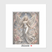 Lumina Ascendant – Hemels Engel Portret Sticker (Vel)