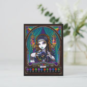 Lumina Bohemian Gypsy Fortune Teller Machine Briefkaart (Staand voorkant)
