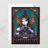 Lumina Bohemian Gypsy Fortune Teller Machine Briefkaart (Voorkant / Achterkant)