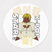 LUMINA K-Pop Idol Stickers (Design 2)