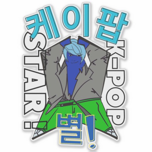 LUMINA K-Pop Idol Stickers (Voorkant)