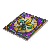 Lumina Lis - Fleur de Lis Keramische Tegel Tegeltje (Zijkant)