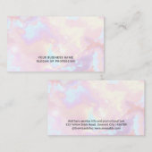 Lumina Opal | Pearlescent Professional Logo Visitekaartje (Voorkant / Achterkant)