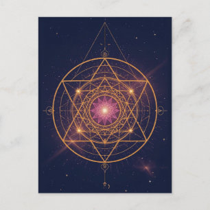 Luminair Mandala van Gouden Harmonie Briefkaart