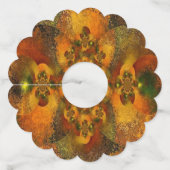 "Luminaries" (Fall Wedding) Labels van wijnglas (Voorkant)