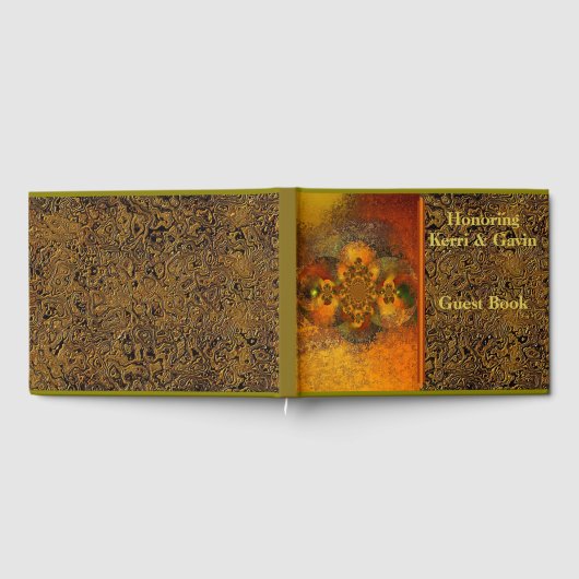 "Luminaries" (Herfst) Wedding Guest Book Gastenboek (Volledig)