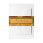 "Luminaries" (Herfst) Wedding Invitation Belly Ban Uitnodigingen Wikkel (Voorkant Voorbeeld)