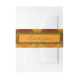 "Luminaries" (Herfst) Wedding Invitation Belly Ban Uitnodigingen Wikkel