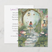 Lumina's droomportaal feestdagenkaart (Voorkant / Achterkant)